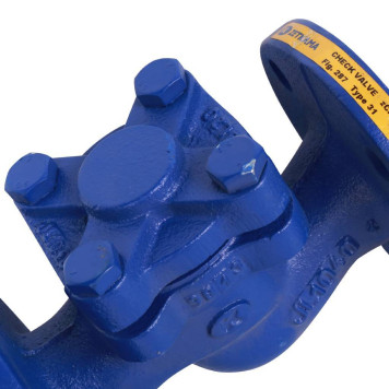 Обратный клапан Zetkama 287A025C31 из чугуна, Ду25, Ру16, Tmax=300°C-5