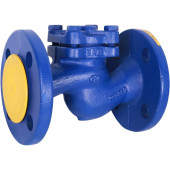 Клапан обратный подъемный ZETKAMA 287A Ду32 Ру16 фланцевый из чугуна (287A032C31)