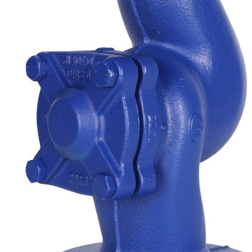 Клапан обратный Zetkama 287A065C31 из чугуна Ду65 Ру16 Tmax=300°C-4