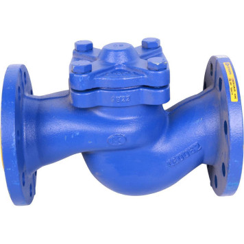 Клапан обратный Zetkama 287A080C31 Ду80 Ру16 чугунный с Tmax 300°C-2