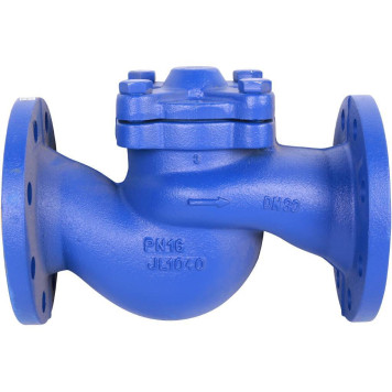 Клапан обратный Zetkama 287A080C31 Ду80 Ру16 чугунный с Tmax 300°C-3