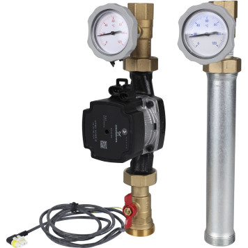 Насосная группа Meibes V-UK 1 с Grundfos UPM3 Hybrid 25-70 без смеси слева-4