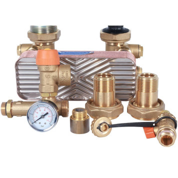 Насосная группа STOUT SDG-0038 с теплообменником 18 пластин и насосом Grundfos UPSO 25-65 в теплоизоляции-12