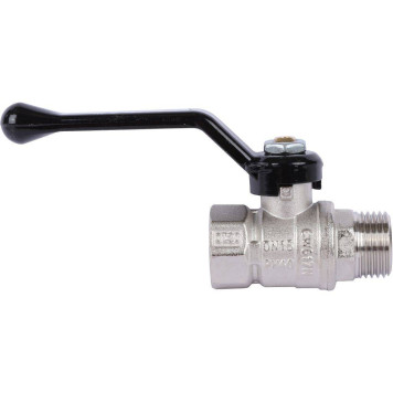 Шаровой кран BUGATTI Arizona с ручкой-рычагом из алюминия, внутренняя наружная резьба 1/2&-2