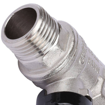 Шаровой кран BUGATTI Arizona с ручкой-рычагом из алюминия, внутренняя наружная резьба 1/2&-6