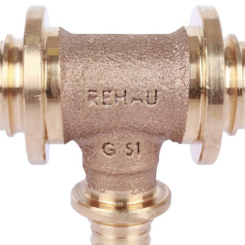 Фитинги REHAU RAUTITAN Platinum: Тройник 25-16-25 Rx для труб из сшитого полиэтилена.-8