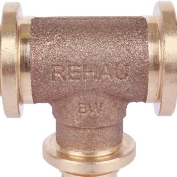 Фитинги REHAU RAUTITAN PLATINUM Тройник 20-16-20 Rx для труб из сшитого полиэтилена с уменьшенным боковым проходом-7