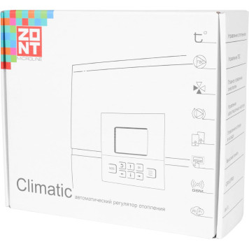 Погодозависимый автоматический регулятор ZONT Climatic 1.2 (741) для многоконтурных систем отопления (1 прямой + 2 смесительных контура) (ML00004510)-7