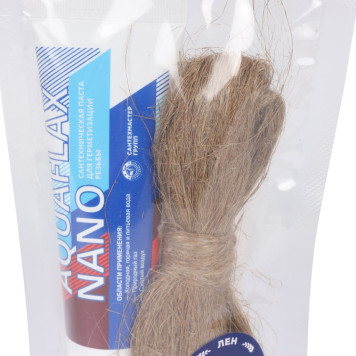 СантехМастерГель AquaflaxNano - набор паста 80г + 20г лён-5