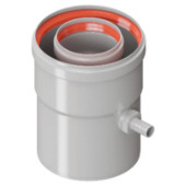 Конденсатоотводчик коаксиальный универсальный ROMMER D 60/100 RCA-6010-000101 (RCA-6010-000101)