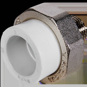 Муфта комбинированная Pro Aqua d=25-1/2 PP-R разъемная (американка) НР Белая (PA21012)