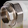 Муфта комбинированная Pro Aqua d=32-1 PP-R разъемная (американка) ВР Белая (PA20018)