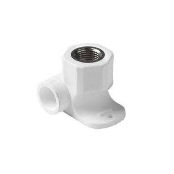 Уголок байпасный Pro Aqua d=20-1/2 PP-R для смесителя ВР Белый (PA13912)