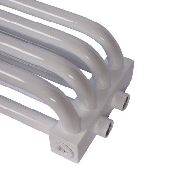 2-х трубчатый радиатор стальной ROMMER RST 2175/04 секции нижнее правое подключение RAL9016 RST-217504-020 (RST-217504-020)-5