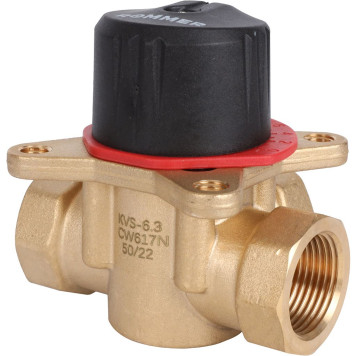 ROMMER 3-х ходовой смесительный клапан 3/4 KVs 6,3 (RVM-0003-006320)-1