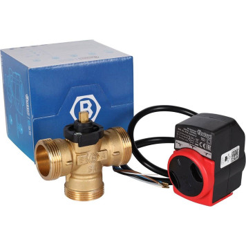 STOUT SVM-0170-300132 STOUT Компактный 3-Ходовой зональный клапан, сервопривод 230V, с кабелем 1м,, НР 1 1/4 (SVM-0170-300132)-7