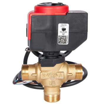 STOUT SVM-0170-300020 STOUT 3-Ходовой зональный клапан, сервопривод 230V, с кабелем 1м,, НР 3/4 (SVM-0170-300020)-1