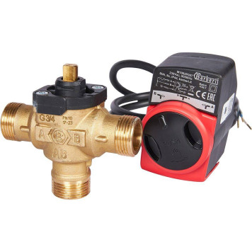 STOUT SVM-0170-300020 STOUT 3-Ходовой зональный клапан, сервопривод 230V, с кабелем 1м,, НР 3/4 (SVM-0170-300020)-4