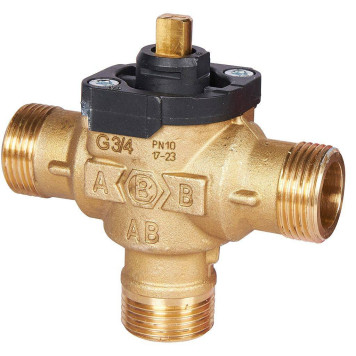 STOUT SVM-0170-300020 STOUT 3-Ходовой зональный клапан, сервопривод 230V, с кабелем 1м,, НР 3/4 (SVM-0170-300020)-5