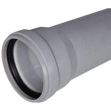 Труба канализационная бесшумная STOUT 110 х 2000 мм SKB-0002-110200 (SKB-0002-110200)