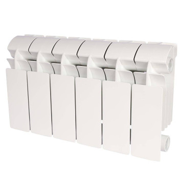 Радиатор алюминиевый Global VOX- R 200 6 секций боковое подключение (белый RAL 9010) VX02001006 (VX02001006)