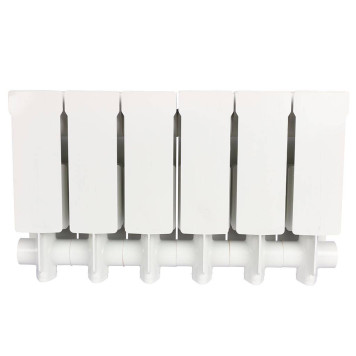 Радиатор алюминиевый Global VOX- R 200 6 секций боковое подключение (белый RAL 9010) VX02001006 (VX02001006)-4