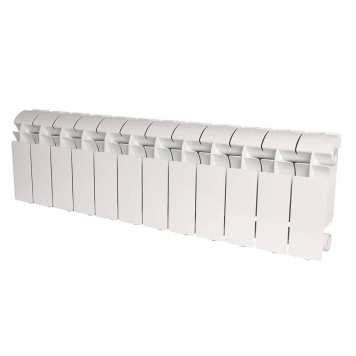 Радиатор алюминиевый Global VOX- R 200 12 секций боковое подключение (белый RAL 9010) VX02001012 (VX02001012)