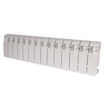 Радиатор алюминиевый Global VOX- R 200 14 секций боковое подключение (белый RAL 9010) VX02001014 (VX02001014)