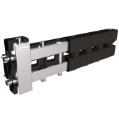 Балансировочный коллектор GIDRUSS BMSS-60-4D.EPP (до 60 кВт, вх. G 1, 3+1 контура G 1, 4D-кронштейны K.UMS, EPP-термоизоляция) (BM 60A3T 20)