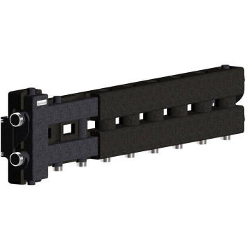 Балансировочный коллектор GIDRUSS BM-80-5D.EPP (до 80 кВт, подкл. котла G 1, 4 контура G 1, боковой контур G 1, 4D-кронштейны K.UMS, EPP-термоизоляция) (BM 8005T 23)