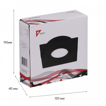 Встраиваемый светильник Reluce Technical 16061 16061-9.0-001LD MR16 BK-3