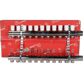 Коллектор LUXOR CD 477/11 с расходомерами-7