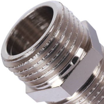 Ниппель TIEMME HH никелированный 1/2х1/2-4