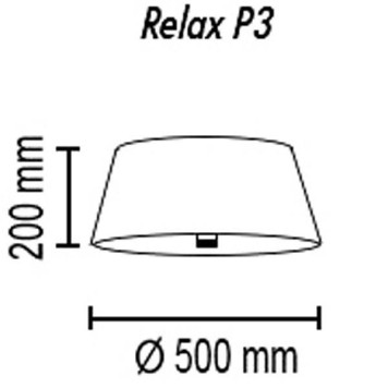 Накладной светильник TopDecor Relax Relax P3 10 313g-1