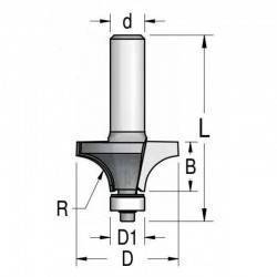 Фреза радиусная WPW R15 D42,5 B22 RW15005