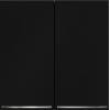 Выключатель проходной двухклавишный с подсветкой без рамки Voltum S70 VLS020408