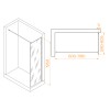 Душевая перегородка RGW WA-002G 600
