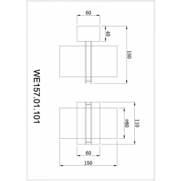 Бра Wertmark Paula WE157.01.101-1