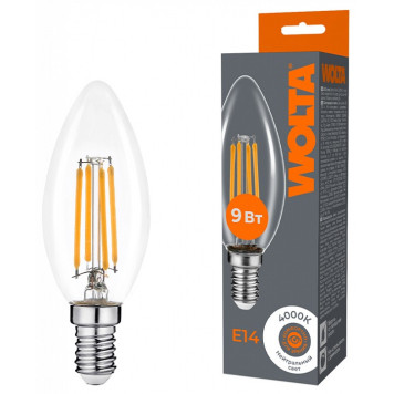 Лампа светодиодная Wolta WF-C35-9W4KE14