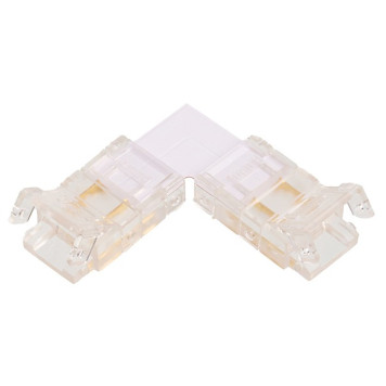 Соединитель лент угловой жесткий Wolta WLS-2PIN-8MM-MONO-L