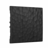 Клавиши для выключателя трехклавишного Werkel Hammer W1239008 (черный)