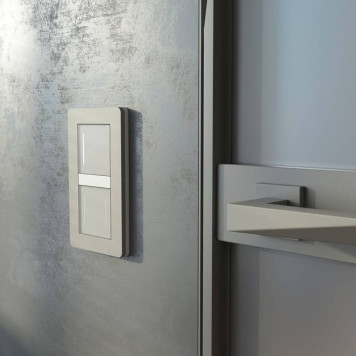 Выключатель одноклавишный с подсветкой без рамки Werkel дымчатый W4513641-2