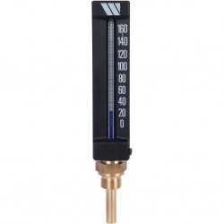 Термометр Watts спиртовой прямой с штуцером 50 мм