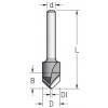 Фреза для гибки облицовочных плит Alucobond WPW D18 Угол 45 S8 VE13505 (VE13505)