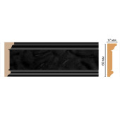 Плинтус потолочный DECOMASTER D216-195 (60*17*2400мм)