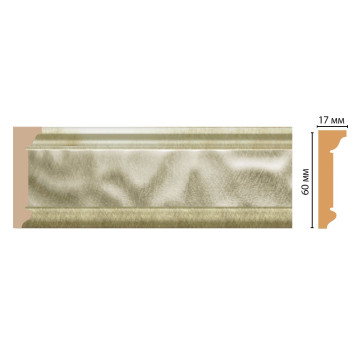 Плинтус потолочный DECOMASTER D216-373 (60*17*2400мм)