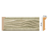 Плинтус потолочный DECOMASTER D219-373 (60*17*2400мм)