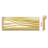 Плинтус потолочный DECOMASTER D219-374 (60*17*2400мм)