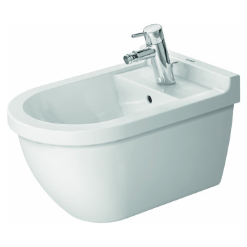 Duravit Starck 3 Биде подвесное 54х36см., с 1 отв., крепления Durafix, цвет: белый. 2280150000