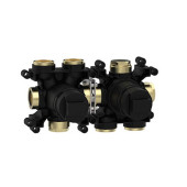 Almar Modular Встраиваемая часть термостатического смесителя с переключателем на 3 положения, горизонтальный модуль. E176902